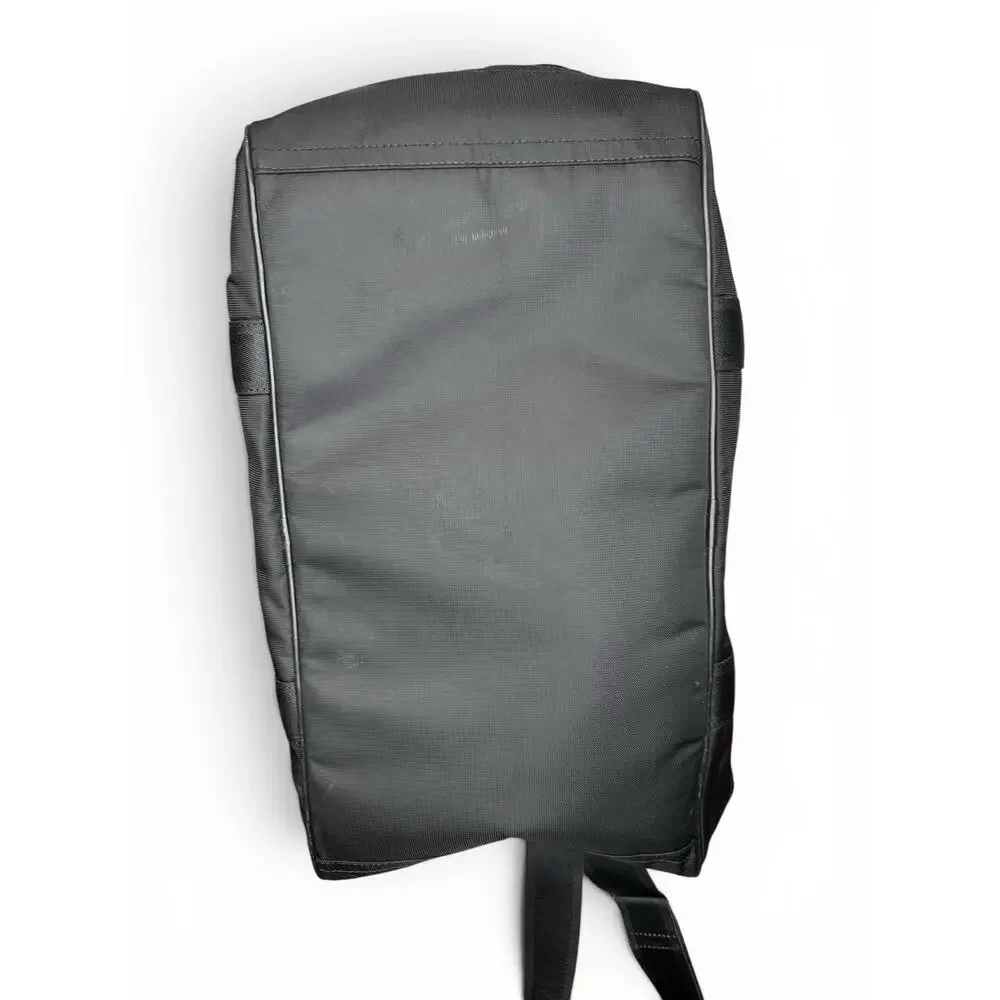 Coach F70504 Voyager Gym Duffle Bag Black Nylon Leather Travel Weekender
